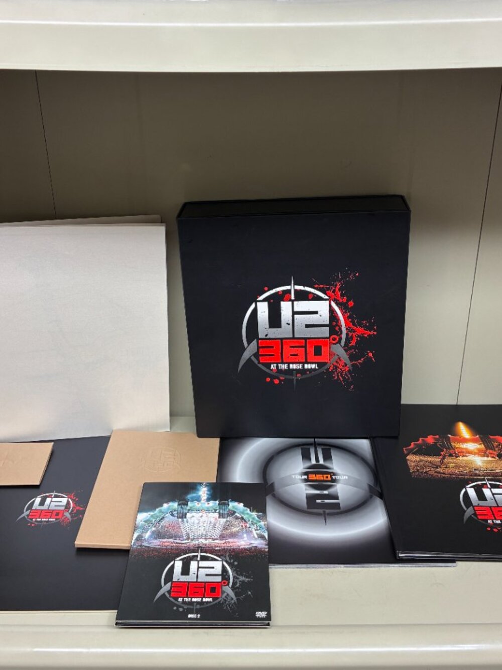 U2 360° at the Rose Bowl Live DVD Books, Vinyl, 3 Picks, Super Deluxe Box